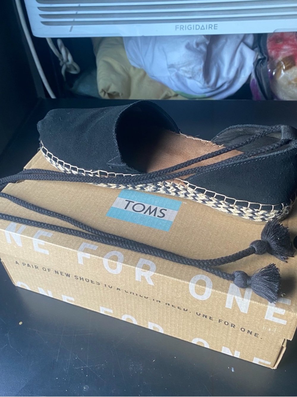 Toms Shoes Katalina Black Suede